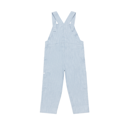 Jaylen Linen Overalls | Sky Blue