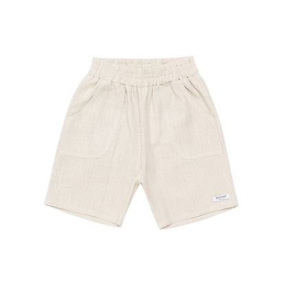 Loanni Linen Shorts | Soft Sand