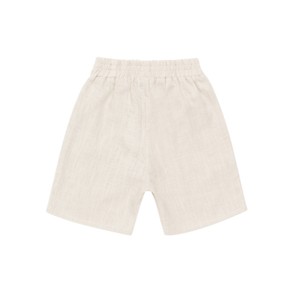 Loanni Linen Shorts | Soft Sand