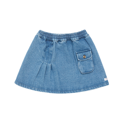 Pelles Denim Skirt | Vintage Blue