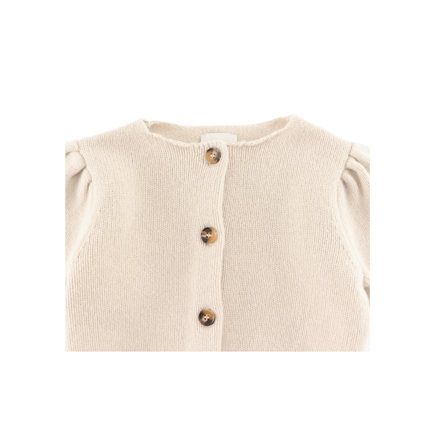 Amynda Merino Wool Cardigan | Soft Sand