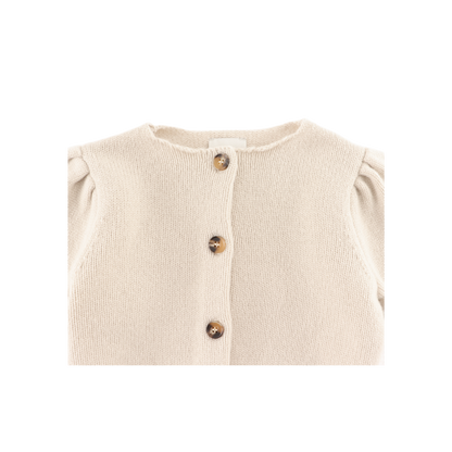 Amynda Merino Wool Cardigan | Soft Sand