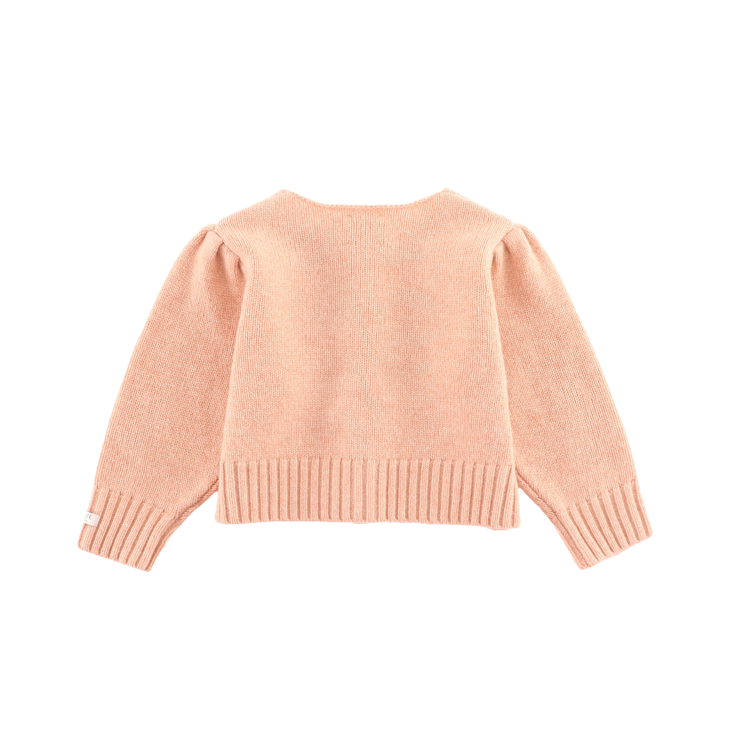 Amynda Merino Wool Cardigan | Cloudy Rose Melange