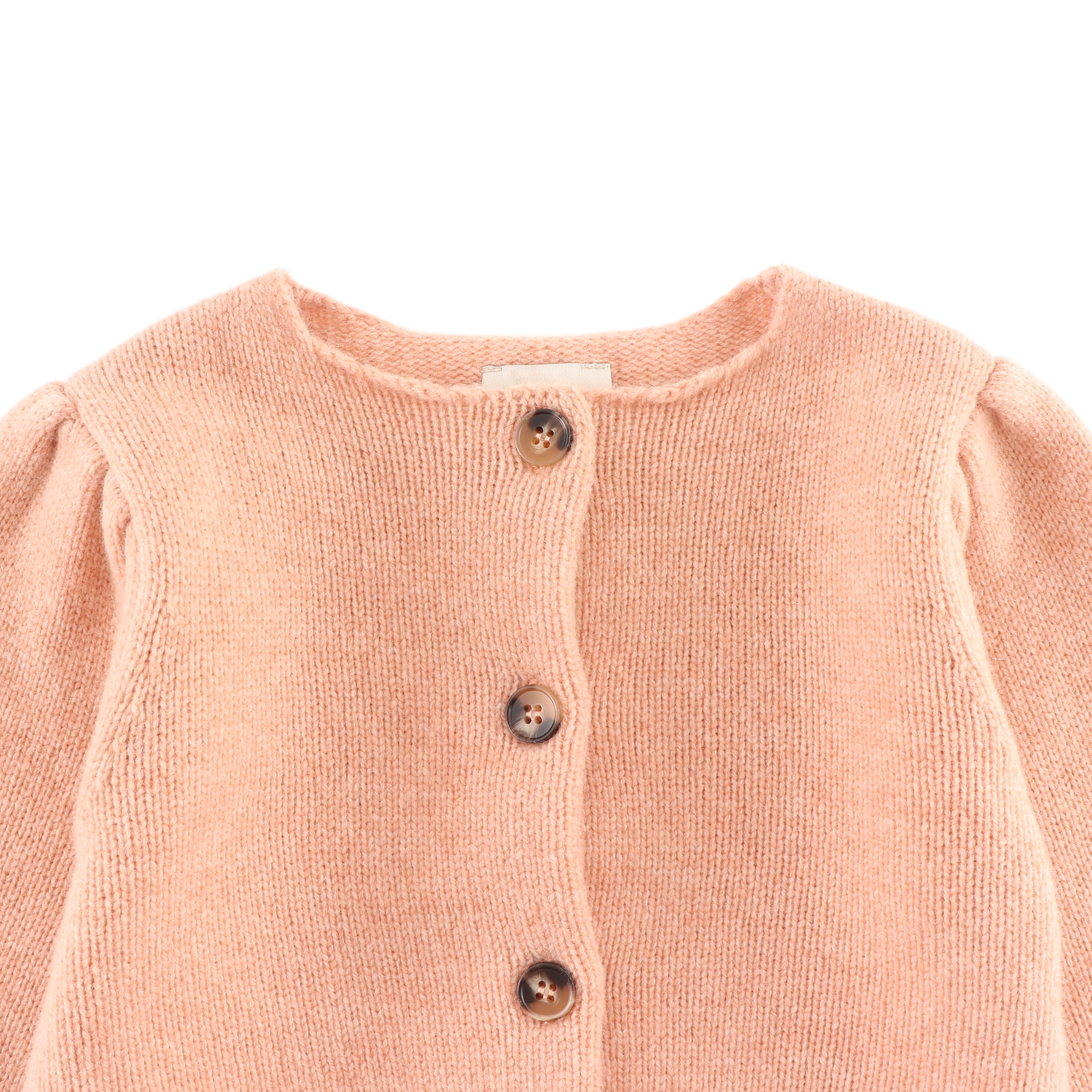 Amynda Merino Wool Cardigan | Cloudy Rose Melange