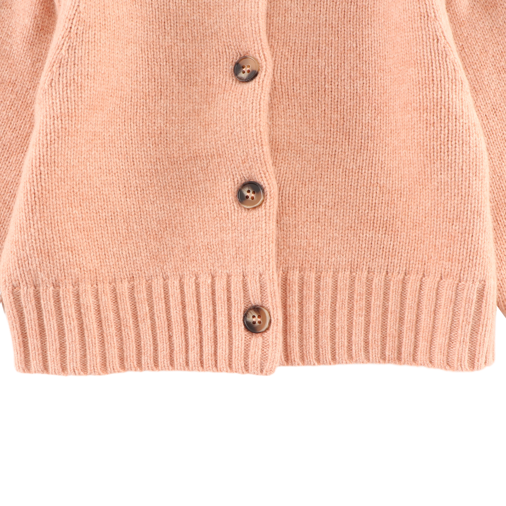 Amynda Merino Wool Cardigan | Cloudy Rose Melange