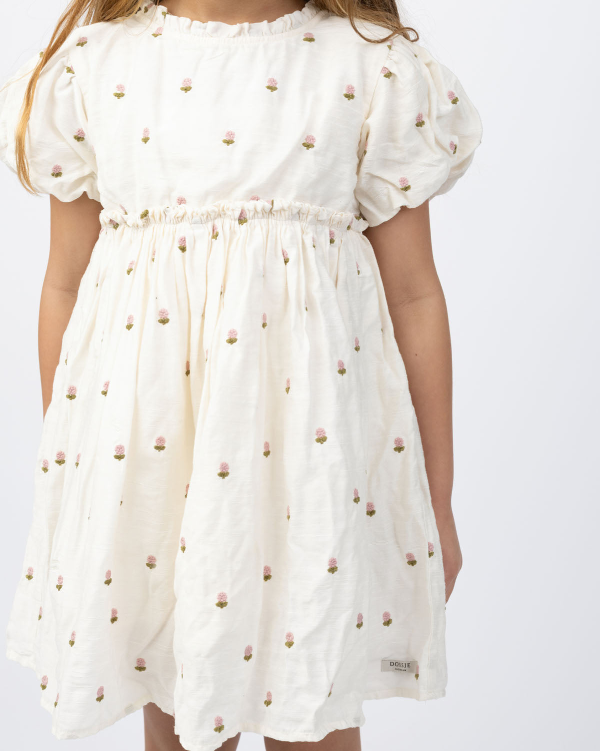 Clarize Dress | Roses | Warm White