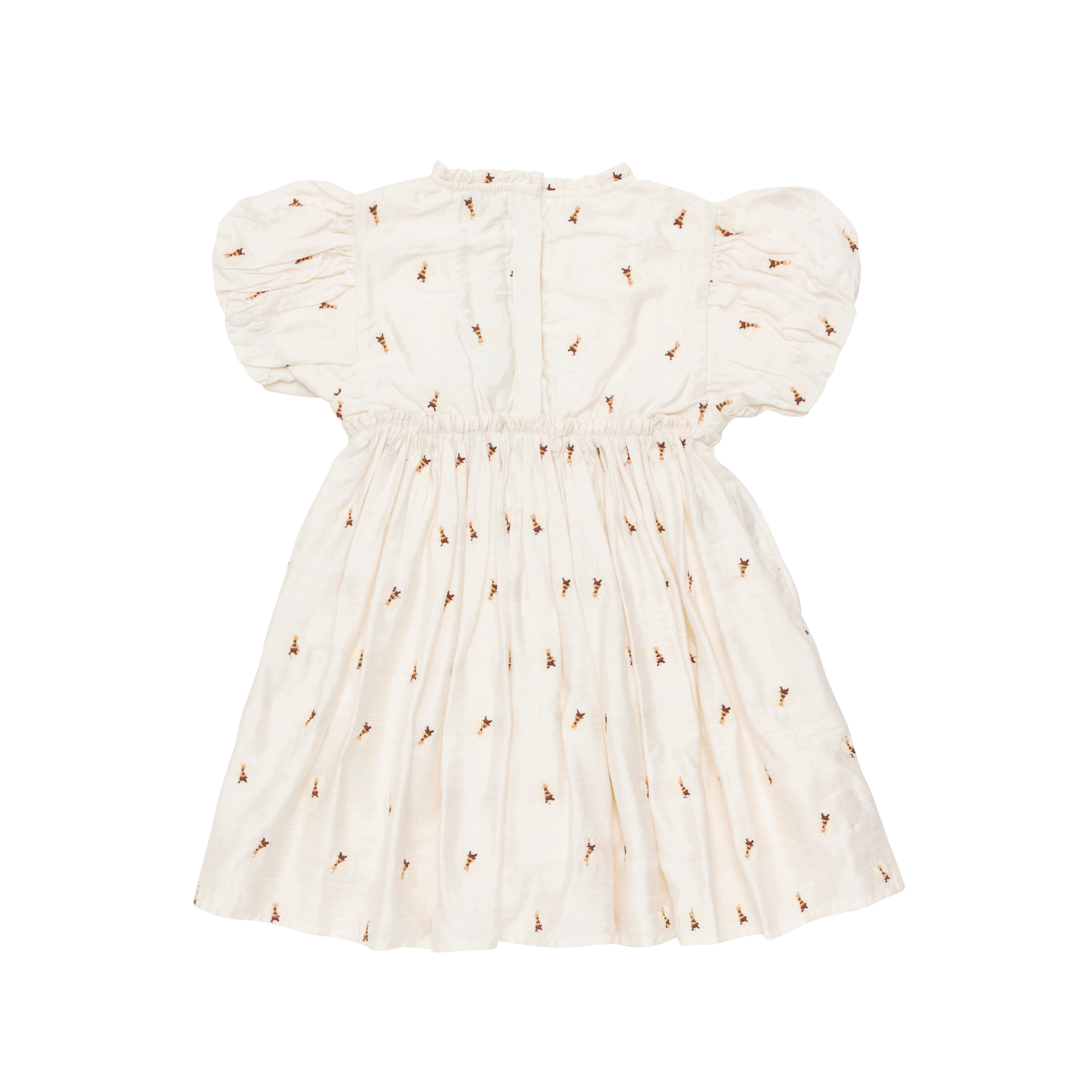 Clarize Dress | Bees | Warm White