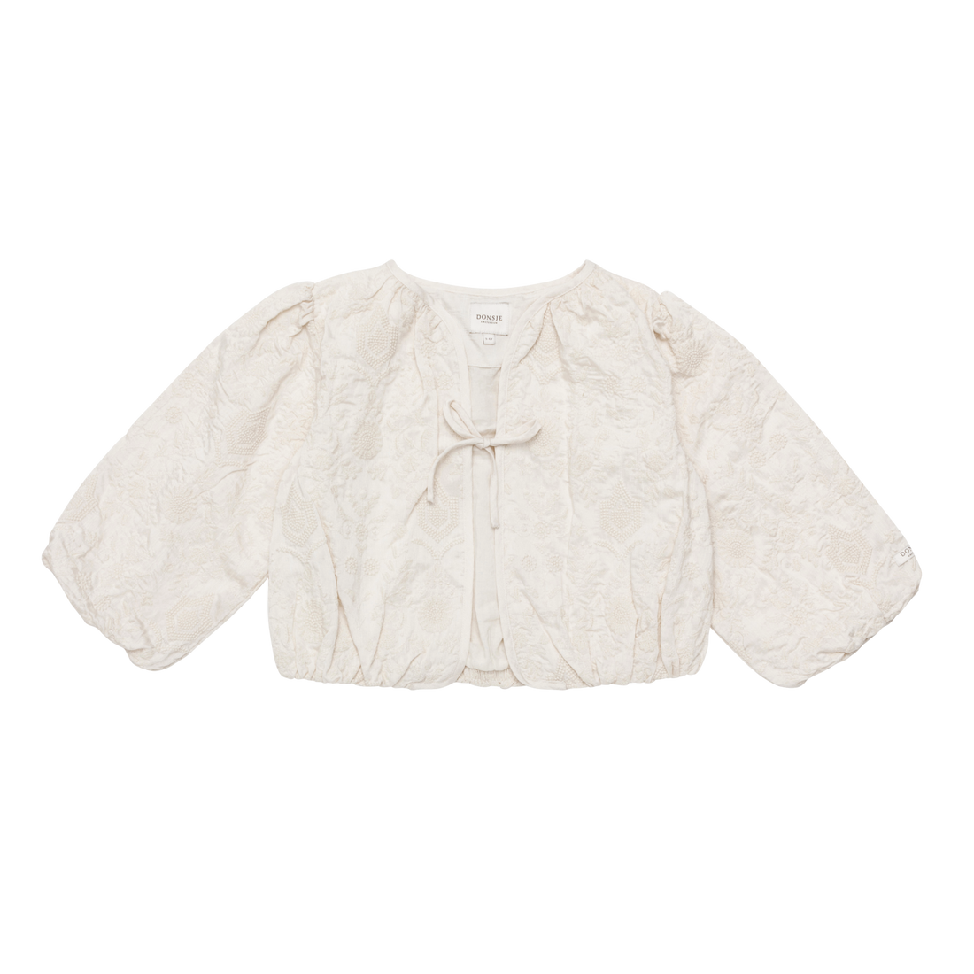 Guusje Jacket | Warm White Flowers
