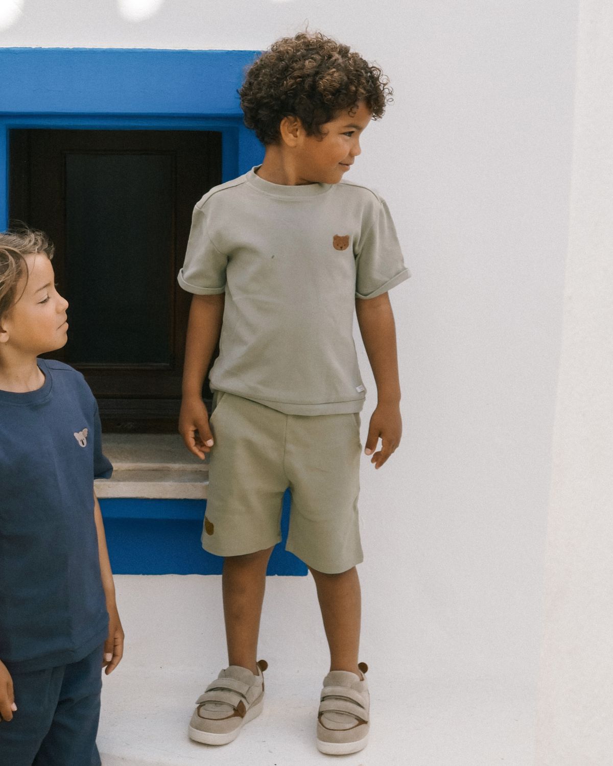 Ithri Shorts | Bear | Dusty Green