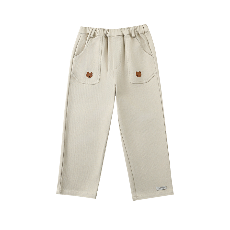 Donsje Bintje Bib Bear - Taupe main image 0