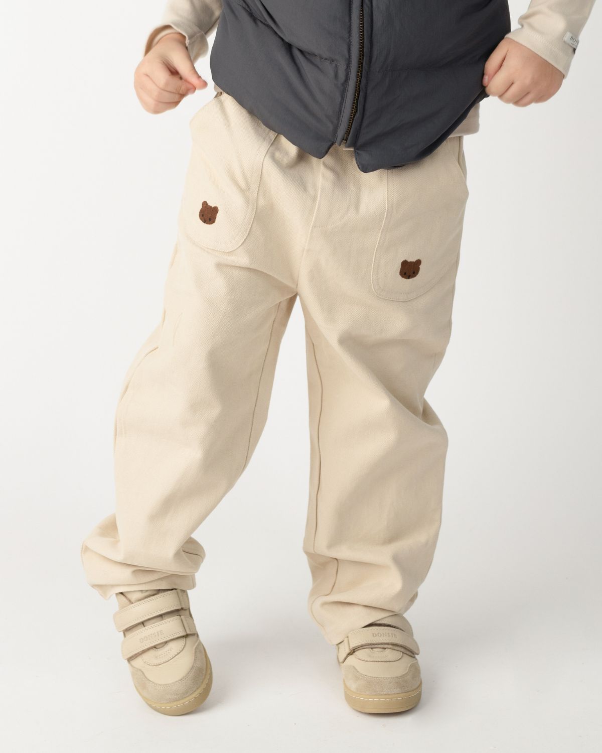 Kassim Trousers | Bear | Biscotti