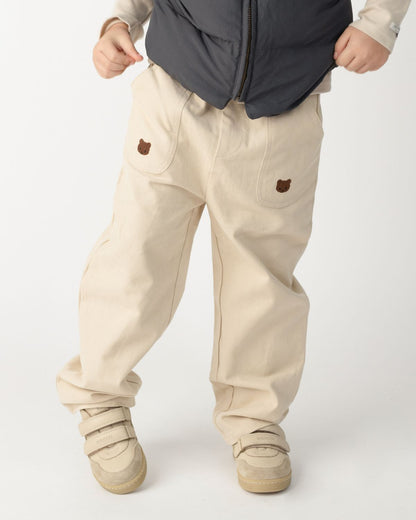 Kassim Trousers | Bear | Biscotti