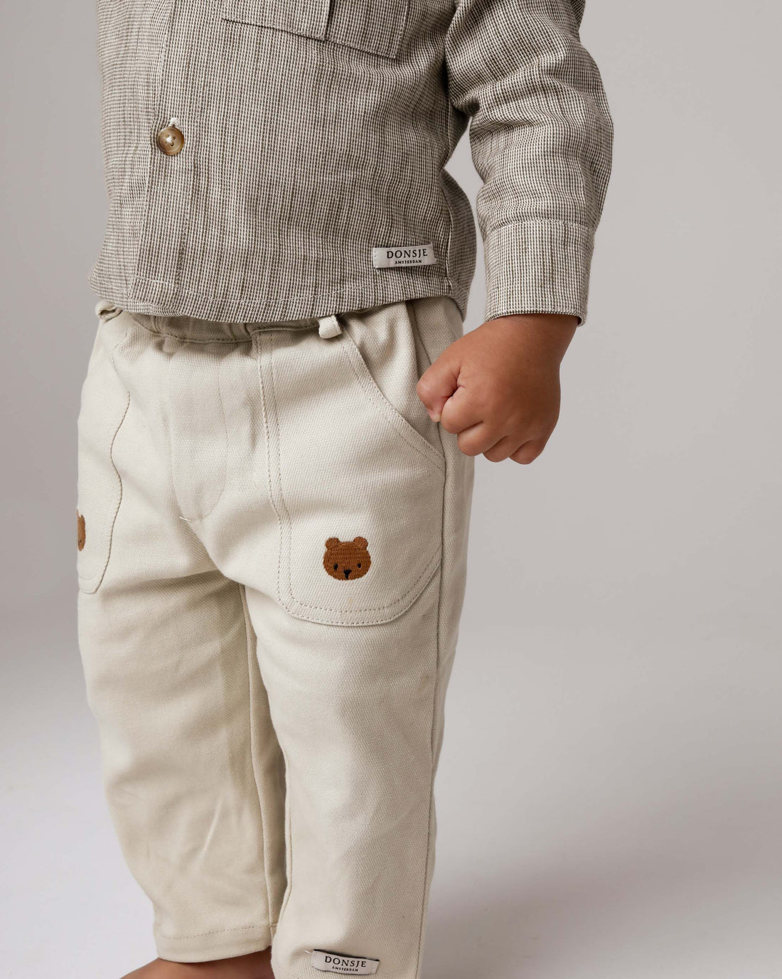 Kassim Trousers | Bear | Biscotti