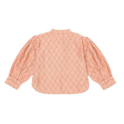 Mieke Blouse | Cloudy Rose - Rust Diamonds