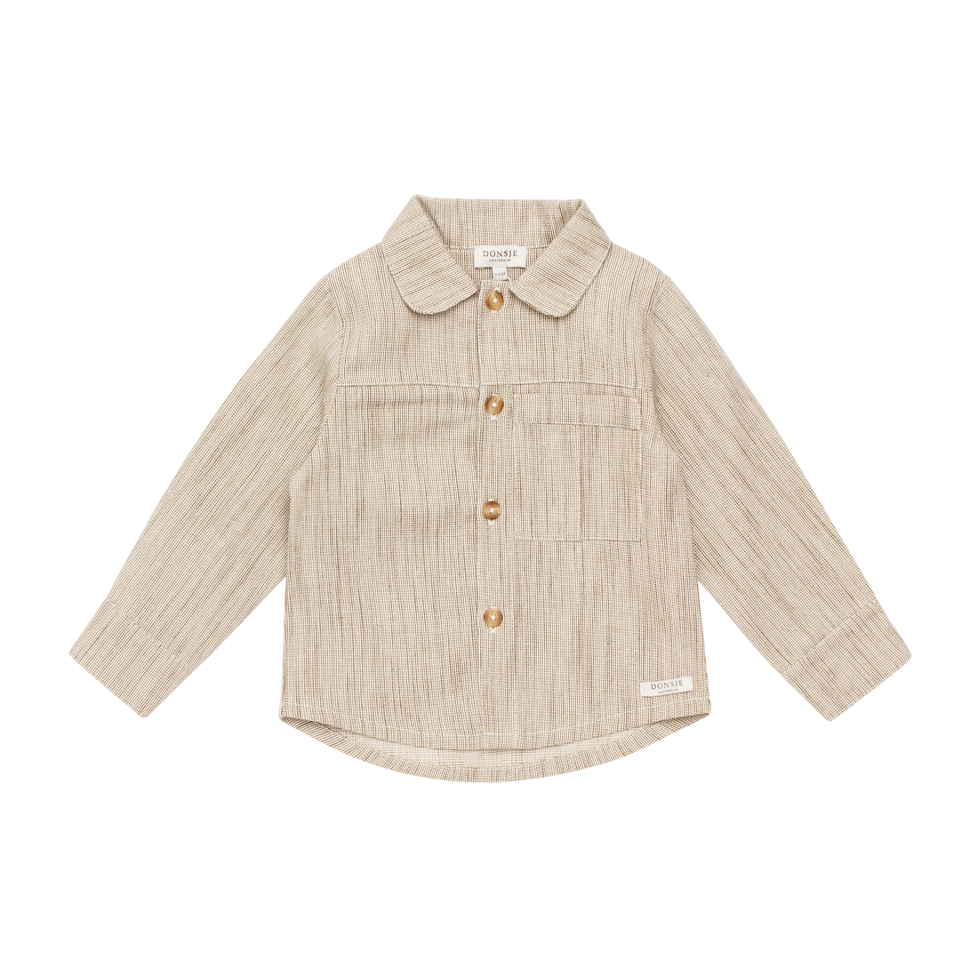 Pieter Overshirt | Sesame - White Striped