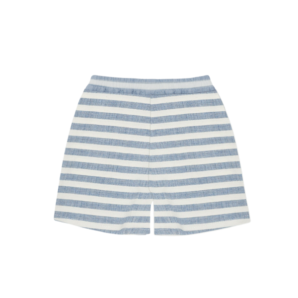Wimbo Shorts | Sky Blue - White Striped