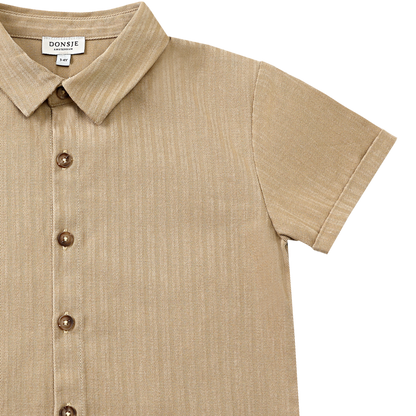 Qrammie Shirt | Biscuit Striped