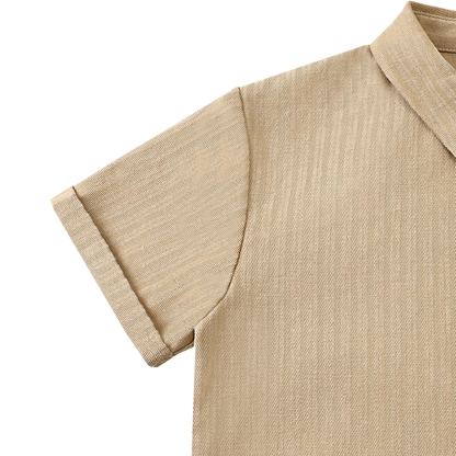 Qrammie Shirt | Biscuit Striped