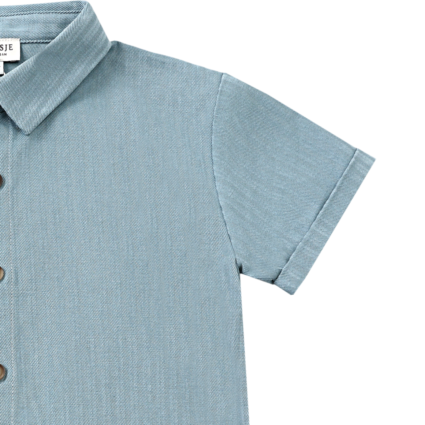 Qrammie Shirt | Steel Blue Striped