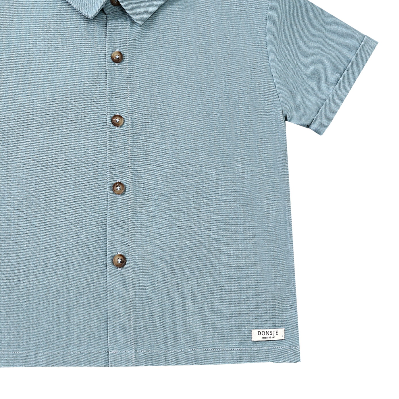 Qrammie Shirt | Steel Blue Striped