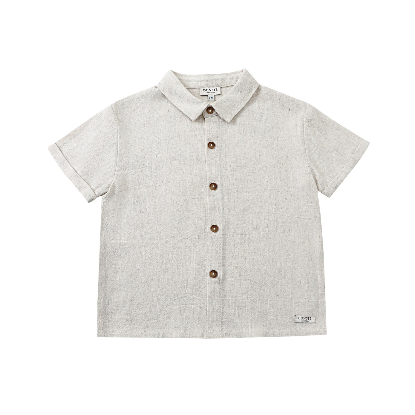 Brammie Shirt | Warm White Melange