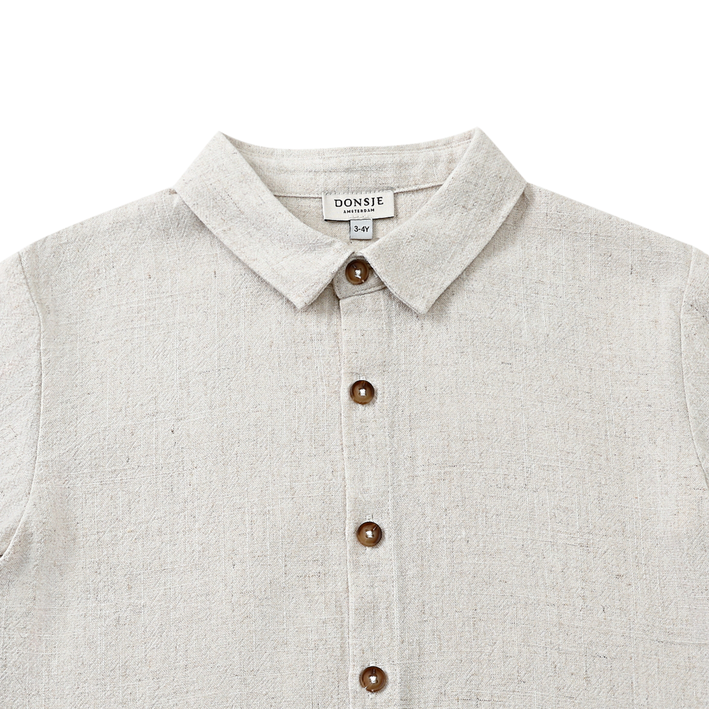 Brammie Shirt | Warm White Melange