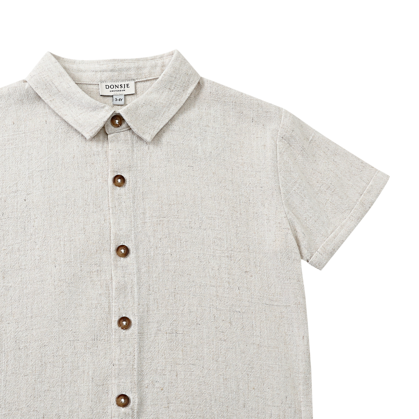 Brammie Shirt | Warm White Melange