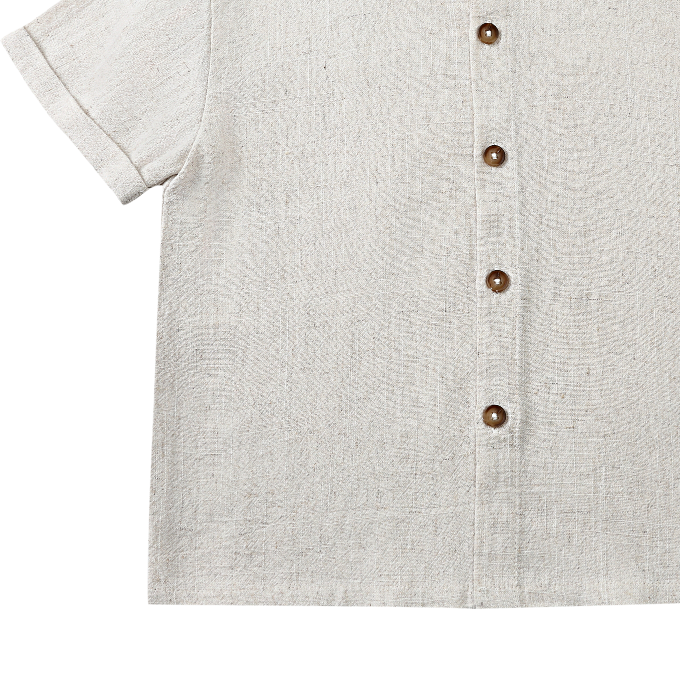 Brammie Shirt | Warm White Melange