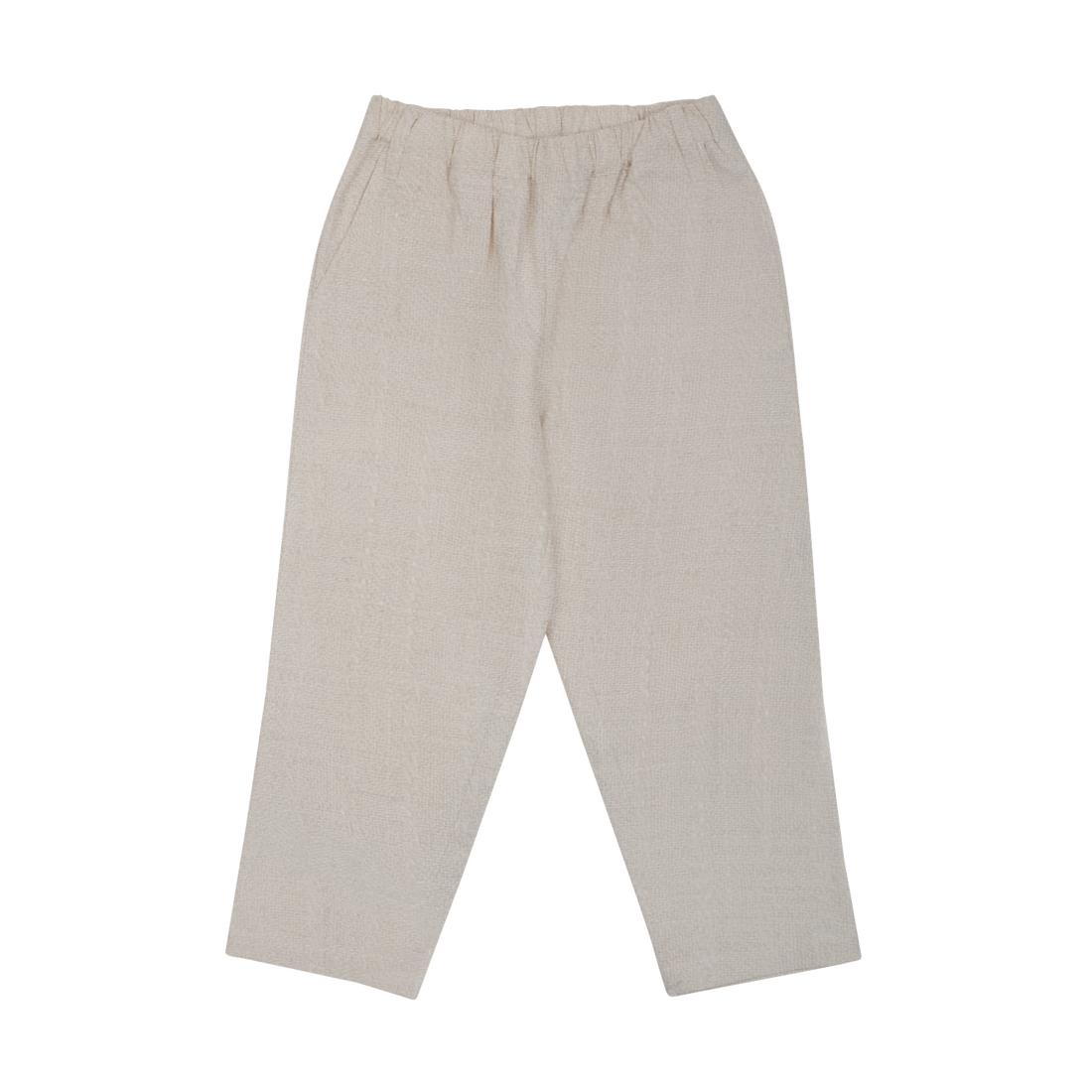 Senne Trousers | Warm White Melange