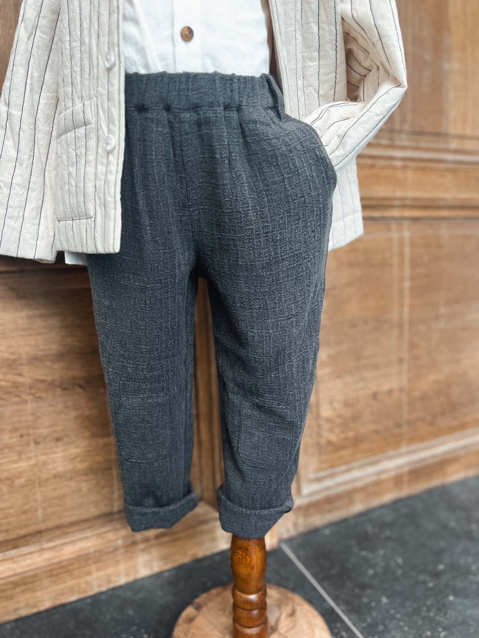 Senne Trousers | Cloudy Grey Melange