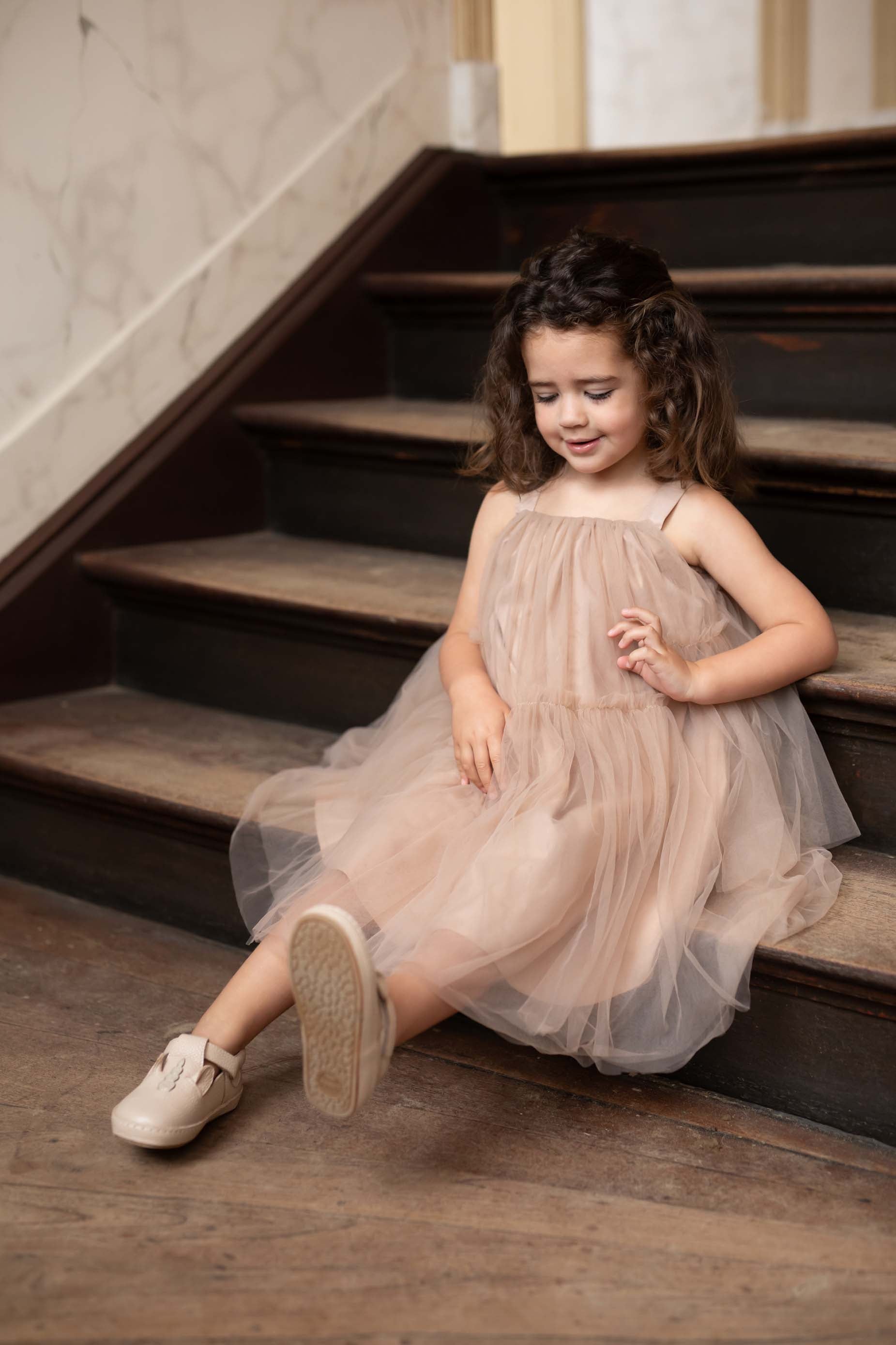 Brientje Dress | Hazelnut – Donsje Amsterdam