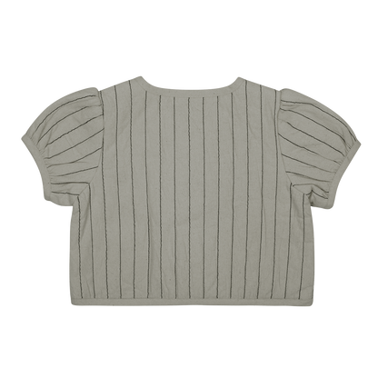 Milenna Jacket | Dusty Green – Thyme Striped
