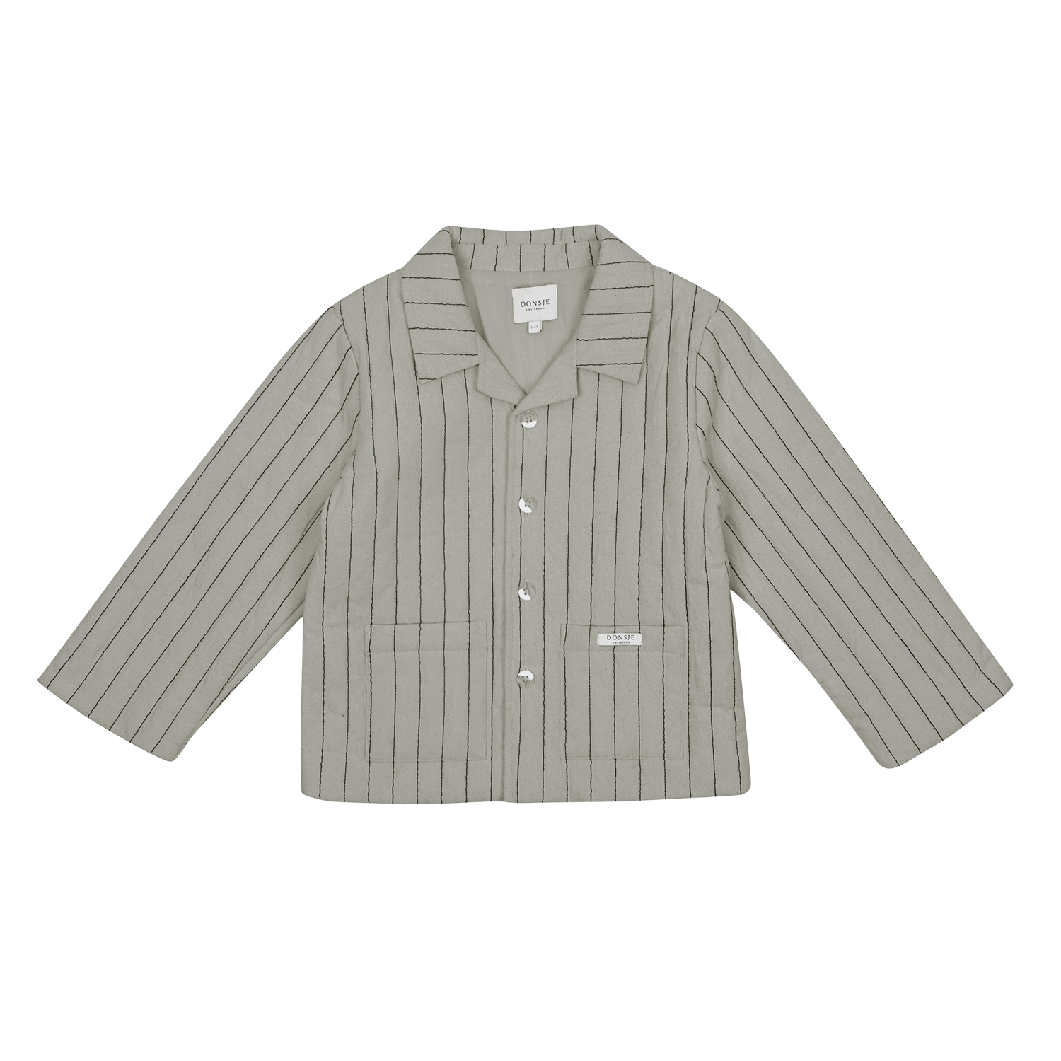 Orselle Jacket | Dusty Green – Thyme Striped