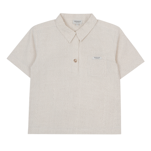 Fortt Shirt | Warm White Melange