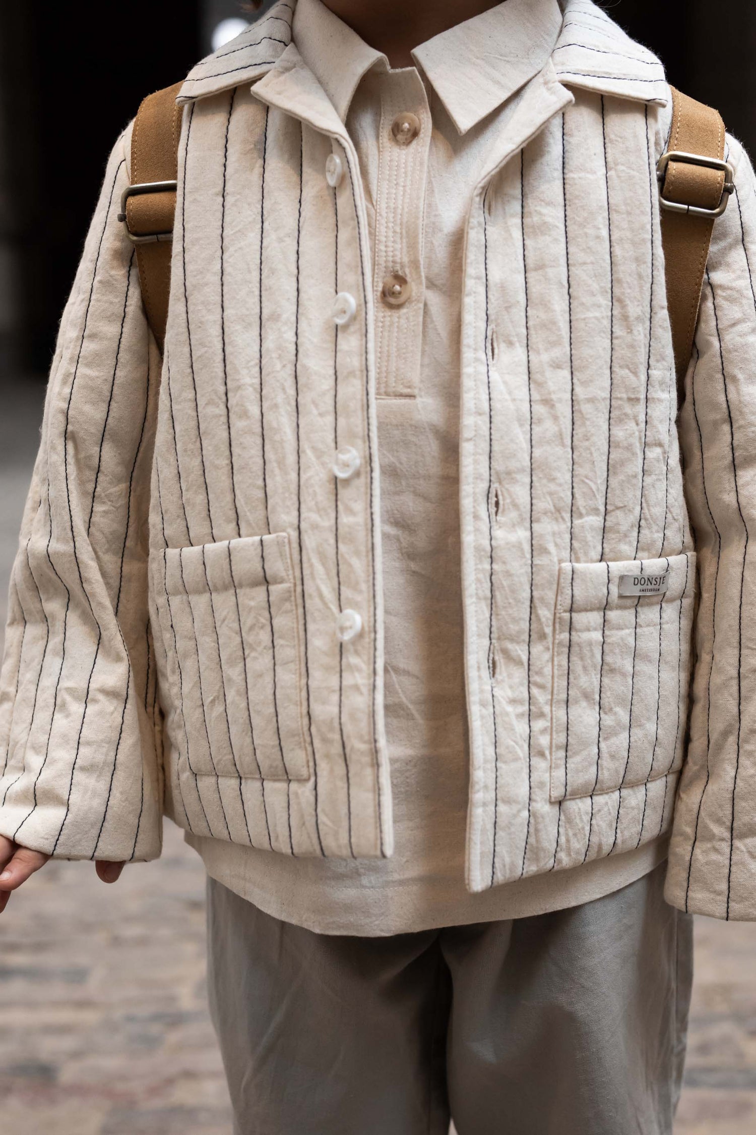 Fortt Shirt | Warm White Melange