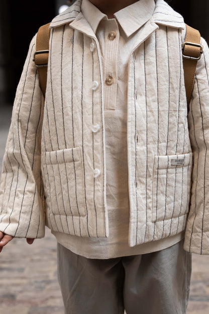 Fortt Shirt | Warm White Melange