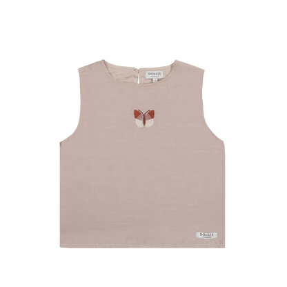 Linzie Top | Vlinder | Rose Mocha