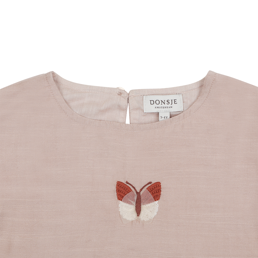 Linzie Top | Vlinder | Rose Mocha