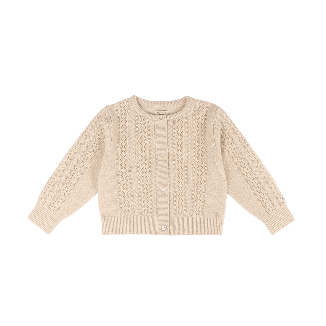 Danik Merino Wool Cardigan | Soft Sand