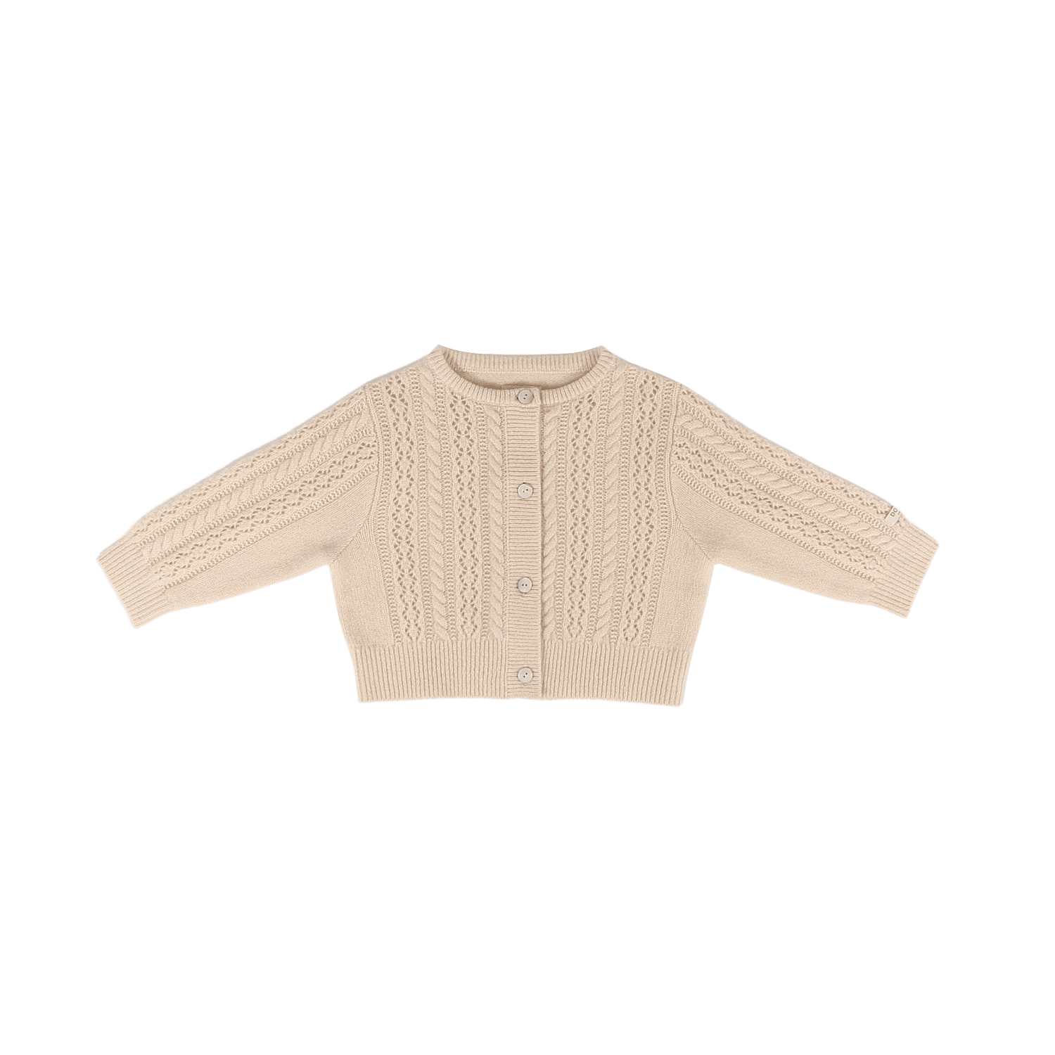 Danik Merino Wool Cardigan | Soft Sand