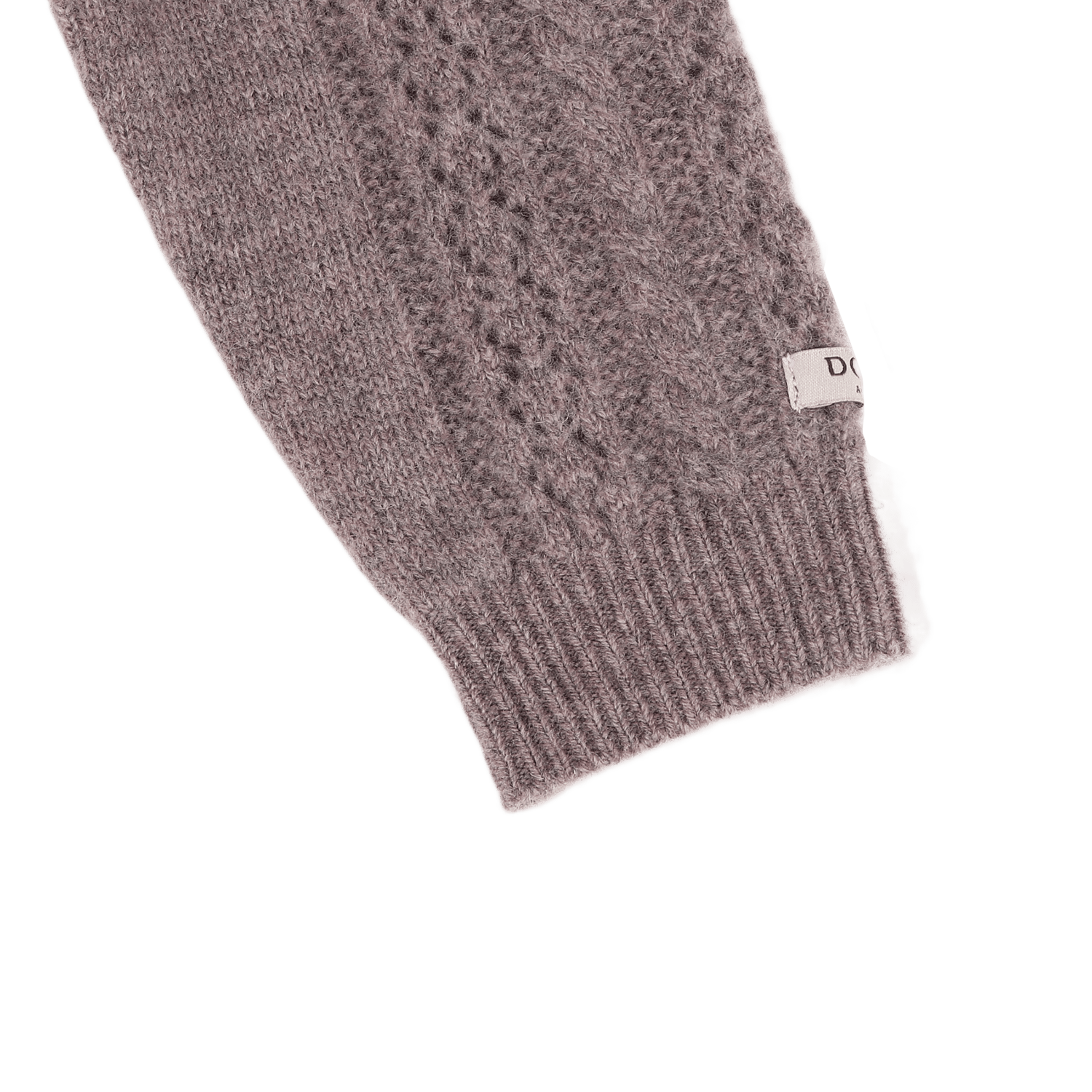 Danik Merino Wool Cardigan | Dark Taupe Melange