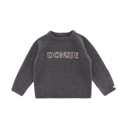 Fionn Merino Wool Sweater | Cloudy Grey Melange