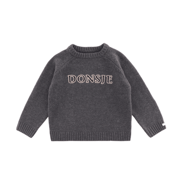 Fionn Merino Wool Sweater | Cloudy Grey Melange