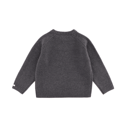 Fionn Merino Wool Sweater | Cloudy Grey Melange