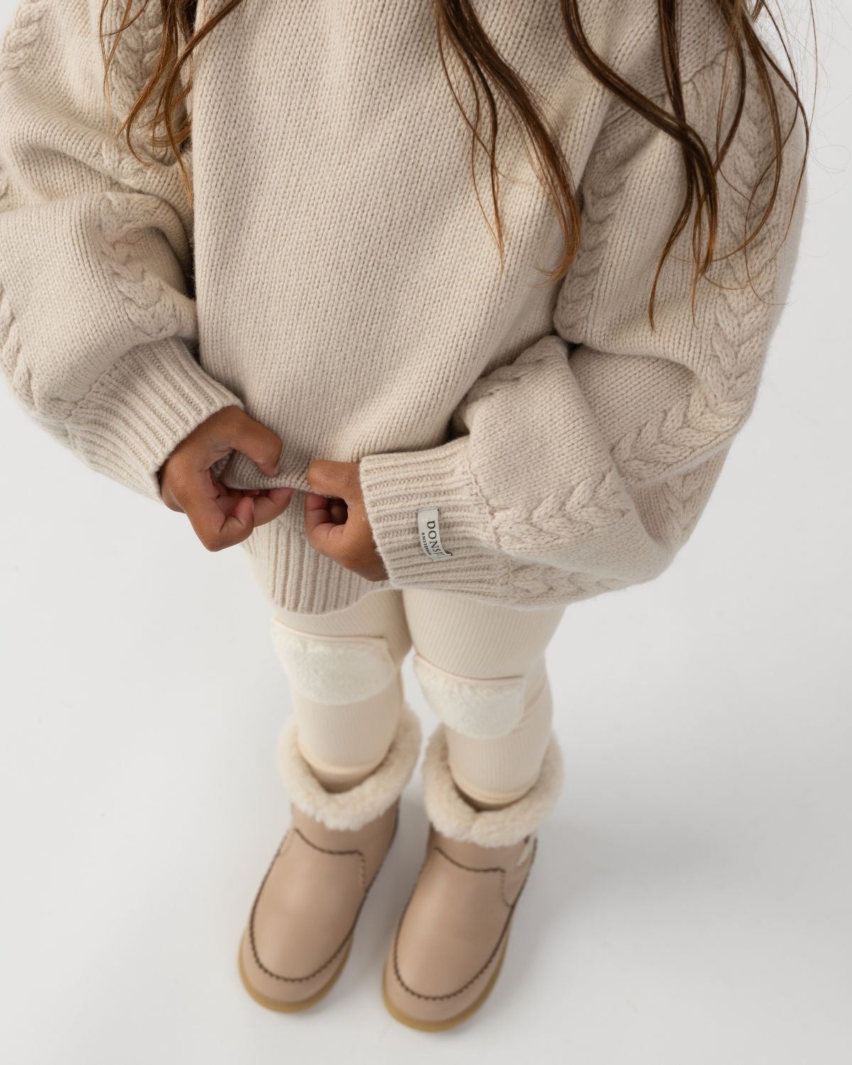 Kasine Merino Wool Sweater | Soft Sand