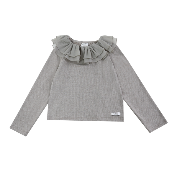 Florentien Top | Dusty Brown Melange