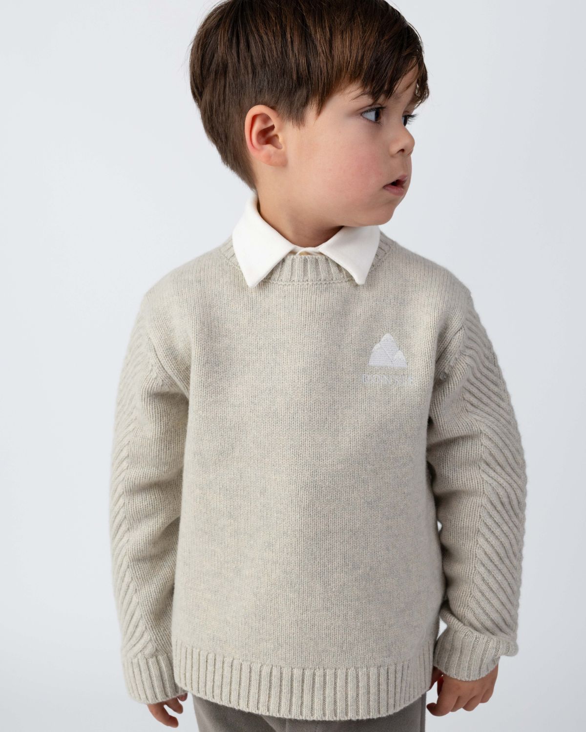 Geeratz Merino Wool Sweater | Mountain | Arctic Ivory Melange