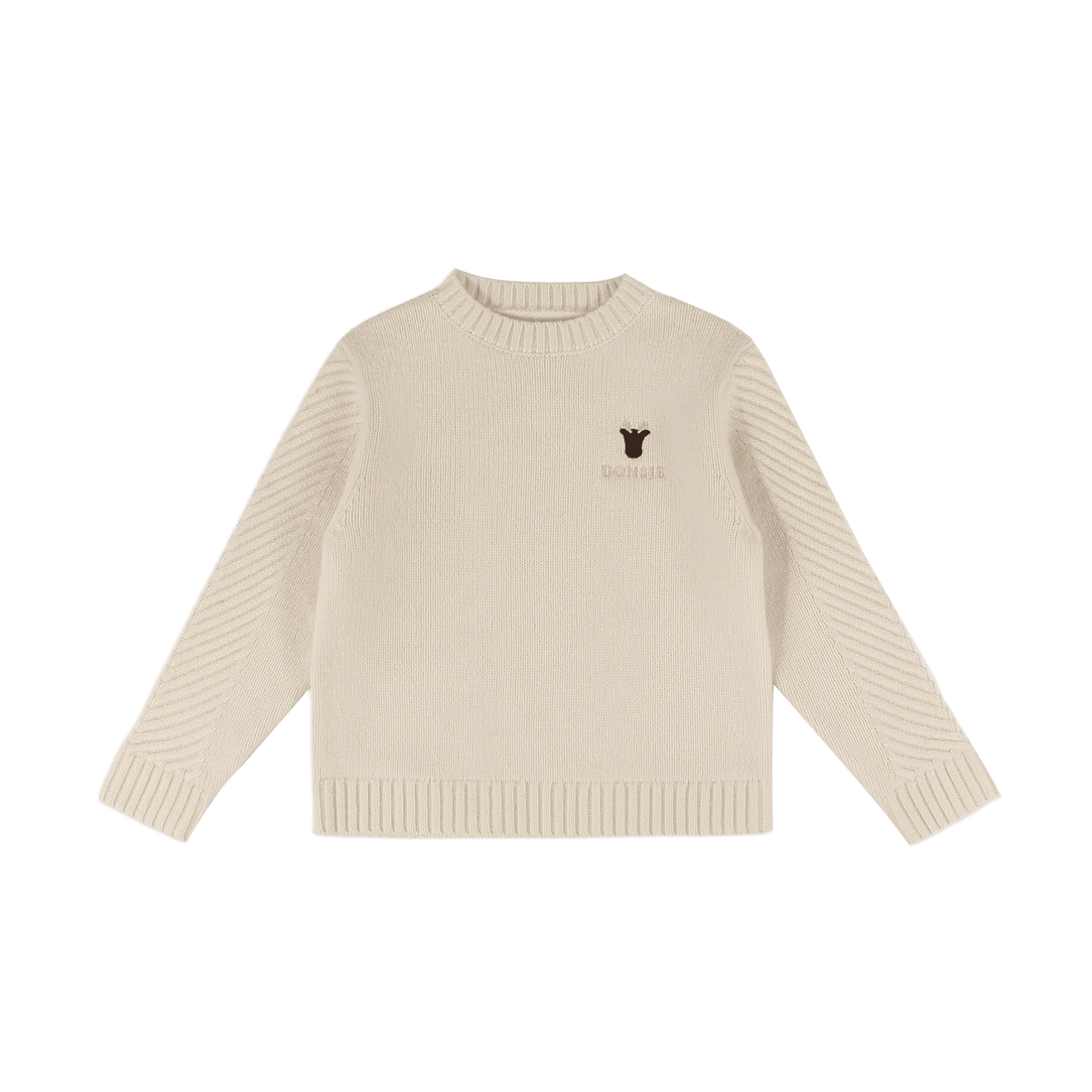 Geeratz Merino Wool Sweater | Moose | Off White