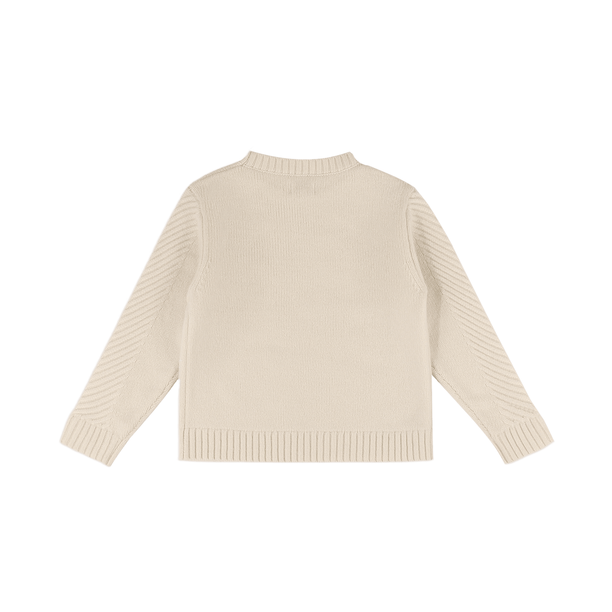 Geeratz Merino Wool Sweater | Moose | Off White