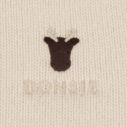 Geeratz Merino Wool Sweater | Moose | Off White